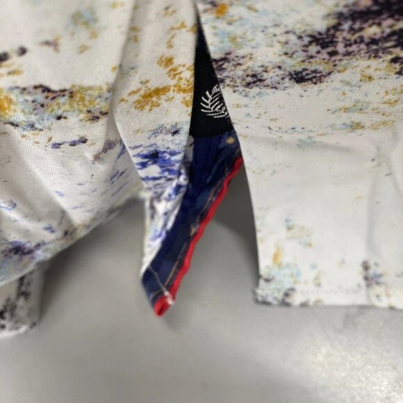 Au Noir Men’s Magnani Long Sleeve Button-Up Shirt Size 4XL White - Picture 10 of 15